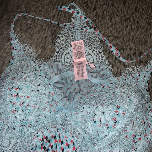 Victoria’s Secret Cotton Lace Blue Nightie Sz S - Picture 6 of 6